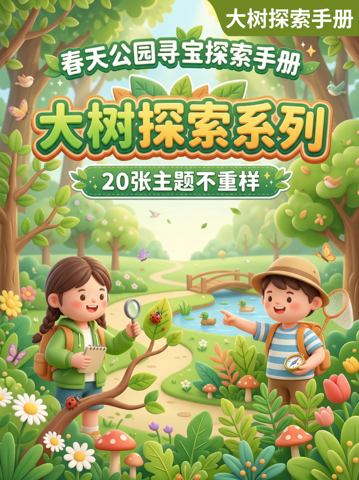 春天公园寻宝·大树探索系列封面