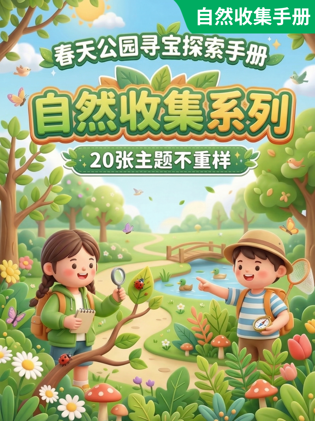 春天公园寻宝·自然收集探索系列封面
