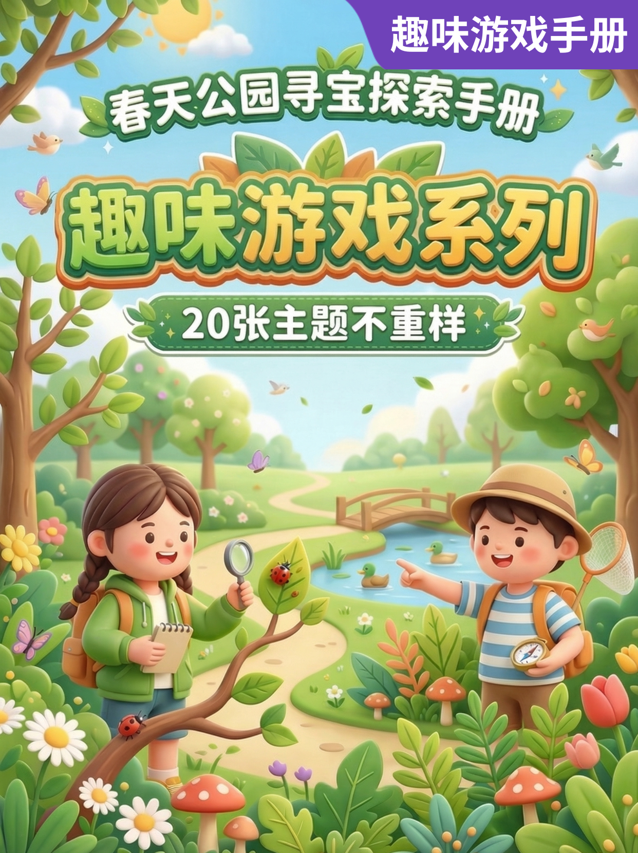春天公园寻宝·趣味游戏探索系列封面