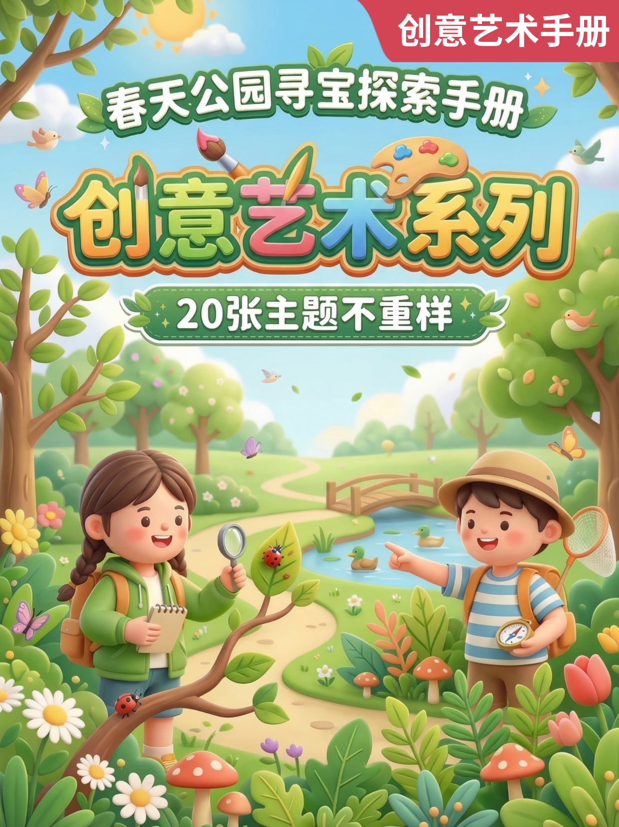 春天公园寻宝·创意艺术探索系列封面