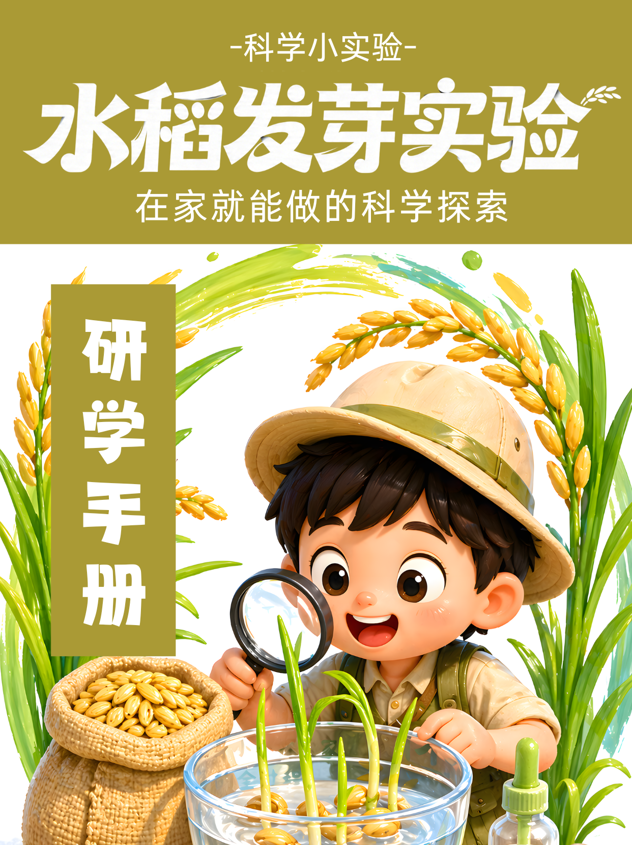 水稻发芽实验手册封面