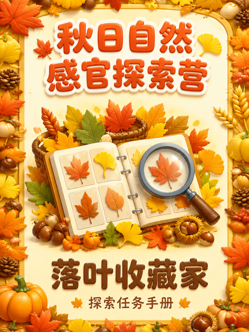 秋季落叶收藏家任务卡封面