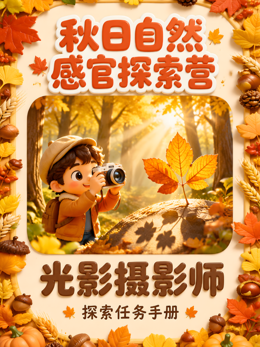 秋季光影摄影师任务卡封面