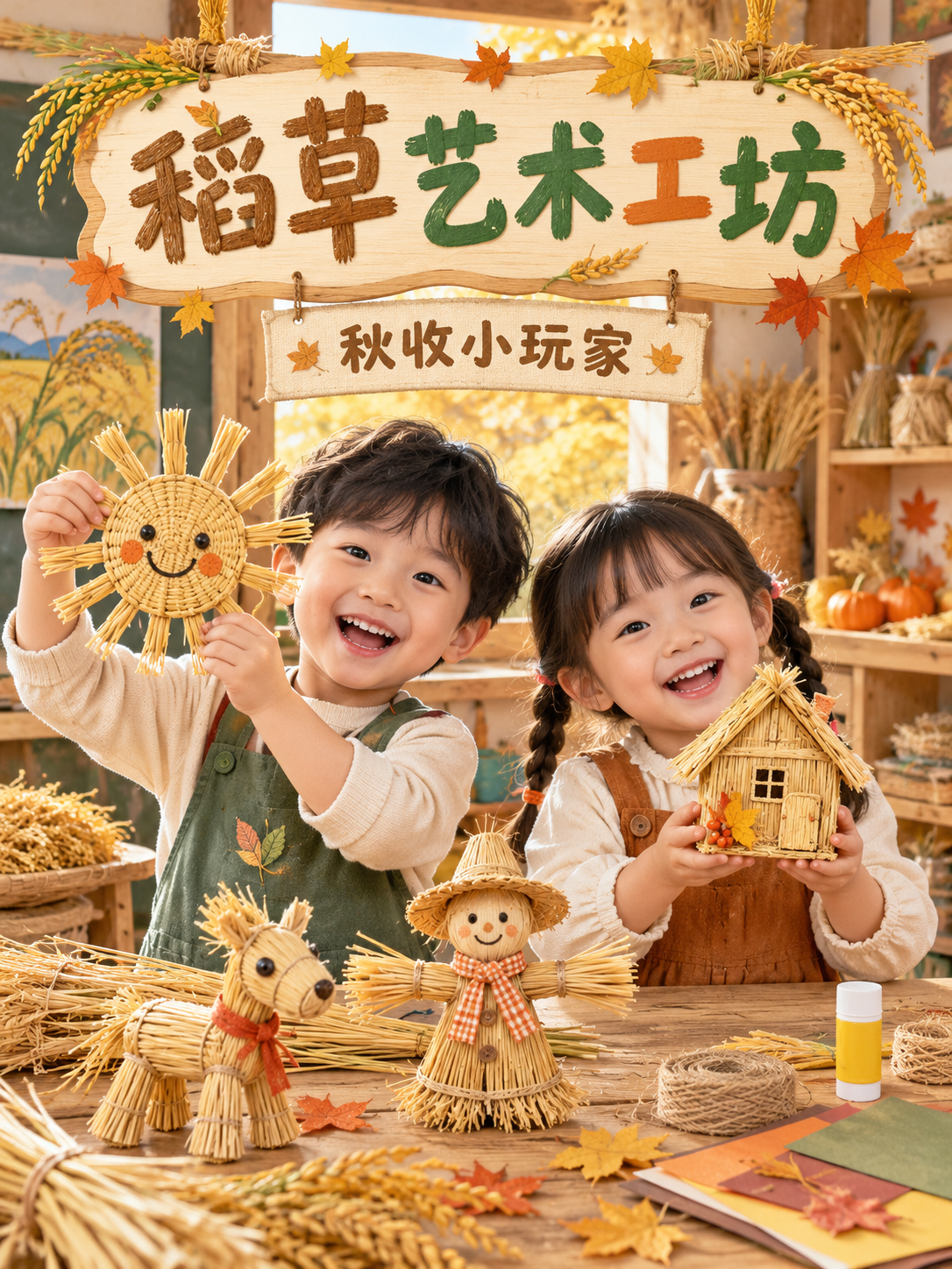 稻草艺术工坊任务卡封面