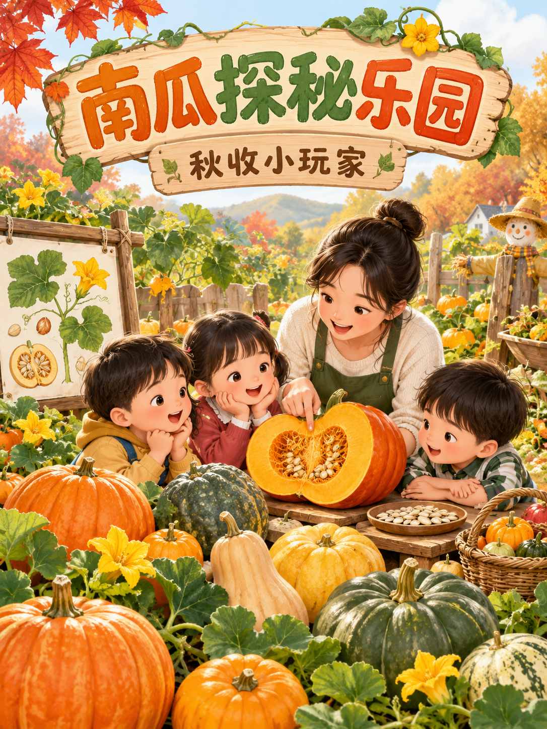 南瓜探秘乐园任务卡封面