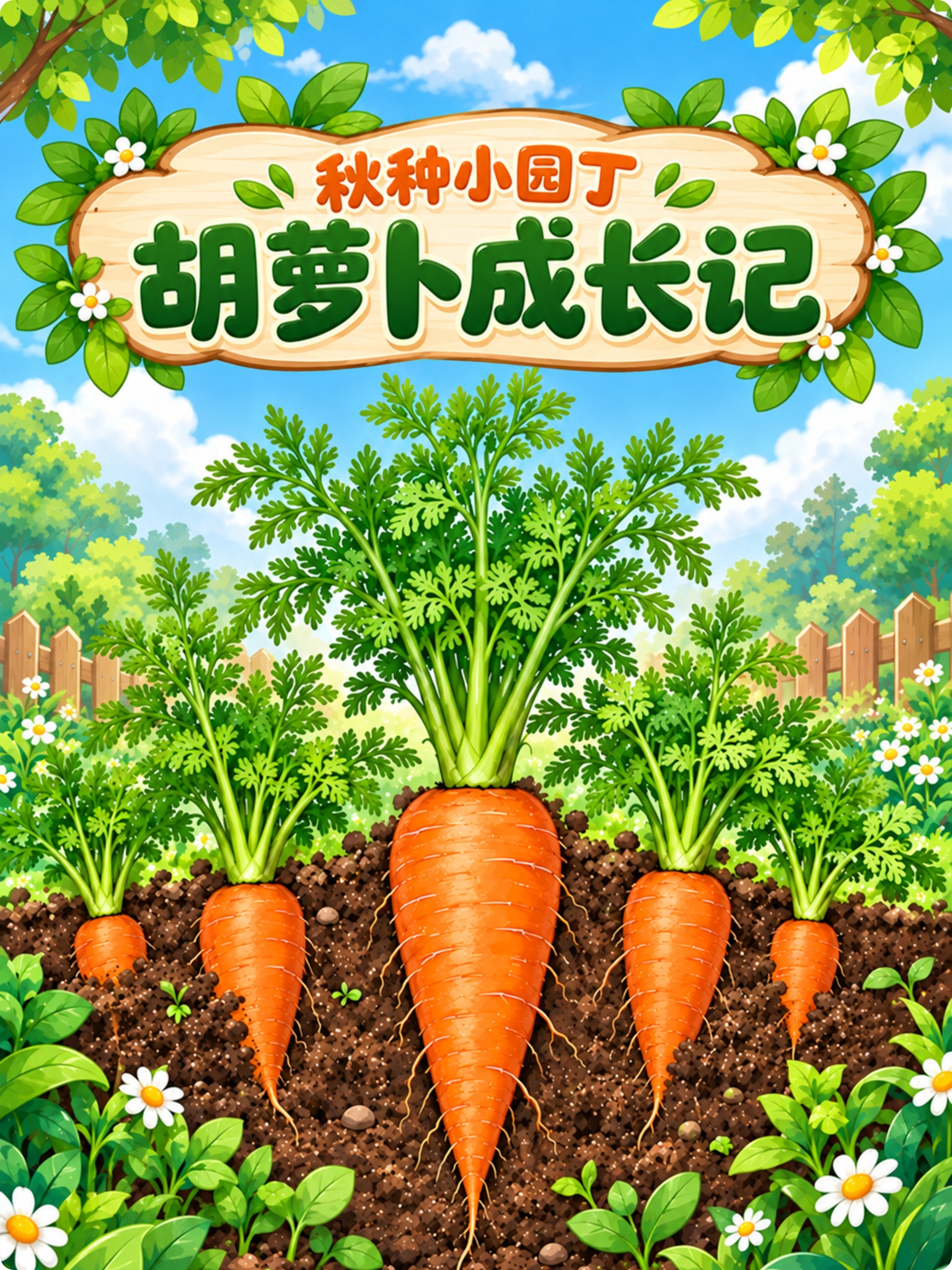 胡萝卜成长记任务卡封面